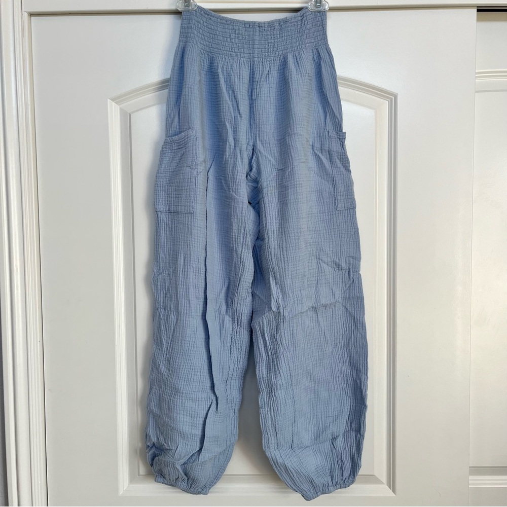 Slouchy linen joggers